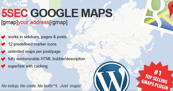 5sec Google Maps WordPress Plugin 1.42