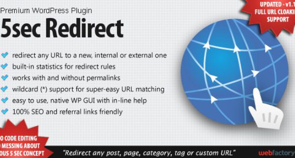 5sec Redirect WordPress Plugin 1.30