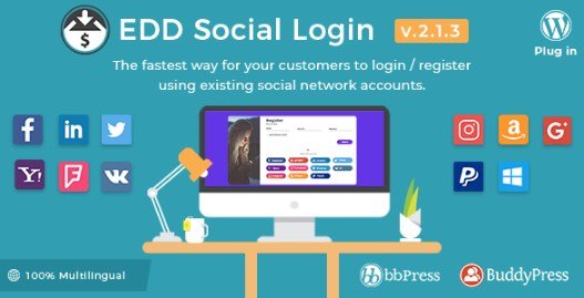 Easy Digital Downloads – Social Login 2.1.5