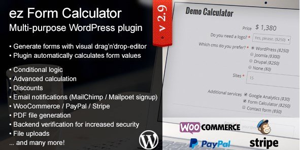 ez Form Calculator – WordPress plugin 2.10.4.4