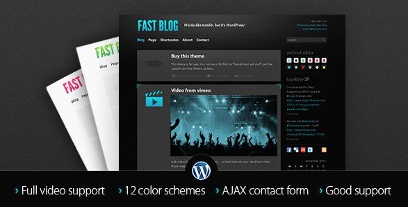 Fast Blog Wordpress Theme 1.7.4