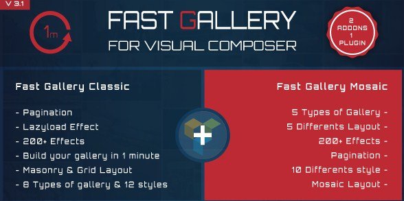 Fast Gallery for Visual Composer WordPress Plugin 3.1