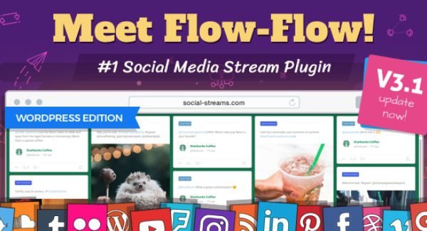 Flow-Flow – WordPress Social Stream Plugin 4.1.3