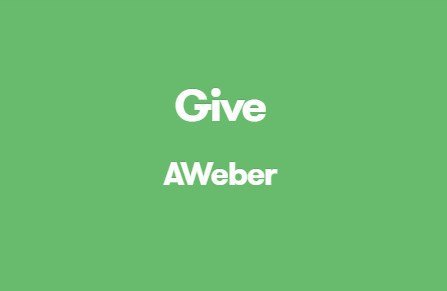Give Aweber 1.0.3