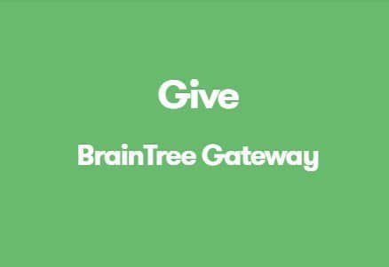 Give BrainTree Gateway 1.2.3