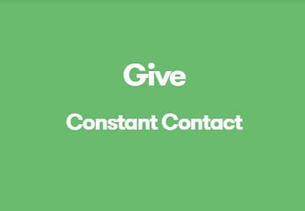 Give Constant Contact 1.2.2