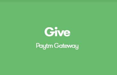 Give Paytm Gateway 1.0.1