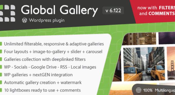 Global Gallery – WordPress Responsive Gallery 6.4
