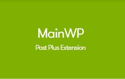 MainWP Post Plus Extension 1.3
