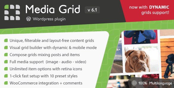 Media Grid WordPress Responsive Portfolio Plugin 6.4
