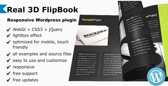 Real 3D FlipBook WordPress Plugin 3.6.1