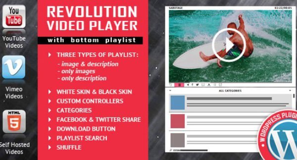 Revolution Video Player With Bottom Playlist 1.7.2.0