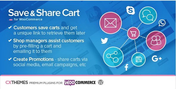 Save & Share Cart for WooCommerce 2.17