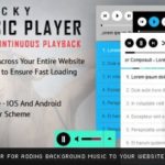 Sticky HTML5 Music Player WordPress Plugin 2.4