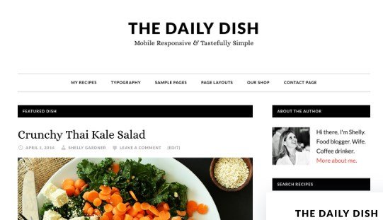 StudioPress Daily Dish Pro Theme 2.0.0