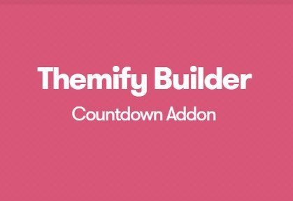 Themify Builder Countdown Addon 1.1.6