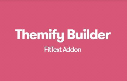 Themify Builder FitText Addon 1.1.4