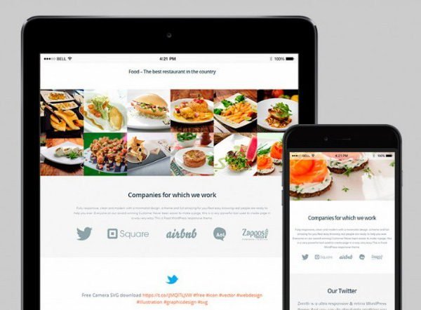VisualModo Food WordPress Theme 3.0.4