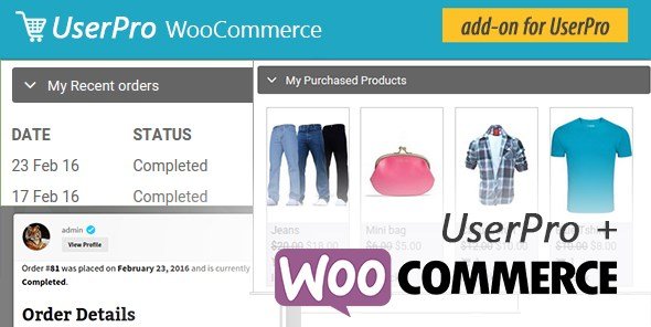 WooCommerce integration for UserPro 1.7
