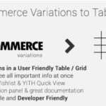 Woocommerce Variations To Table – Grid 1.3.9