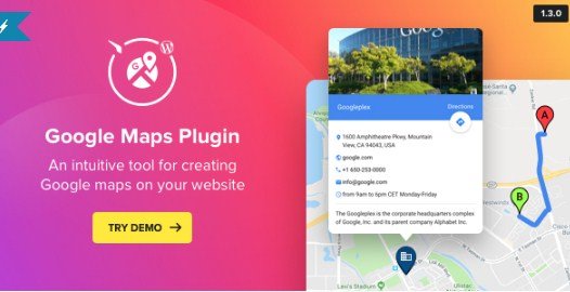 WP Google Maps – Map Plugin for WordPress 1.6.1