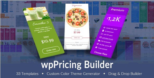 wpPricing Builder – WordPress Responsive Pricing Tables 1.5.3