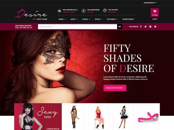 YITH Desire Sexy Shop Premium WooCommerce Themes 1.2.0